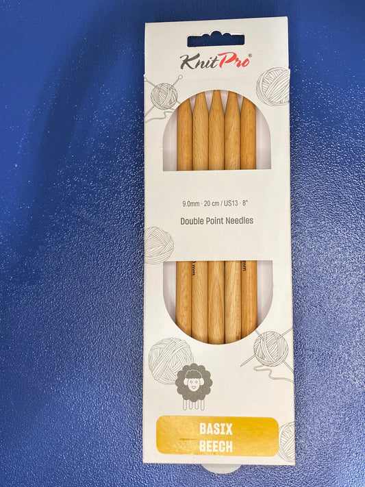 KnitPro Basix Double Points 8"