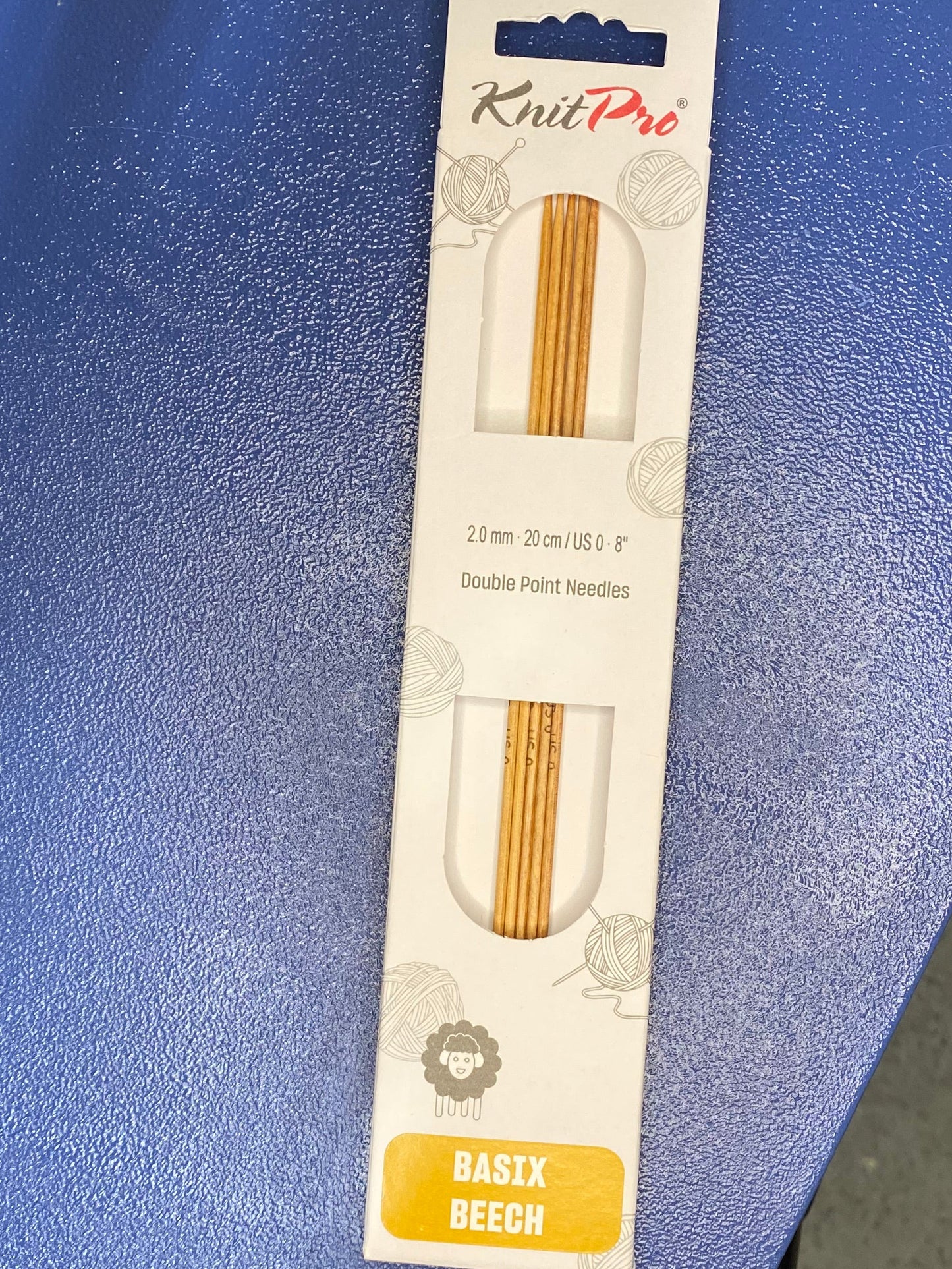 KnitPro Basix Double Points 8"