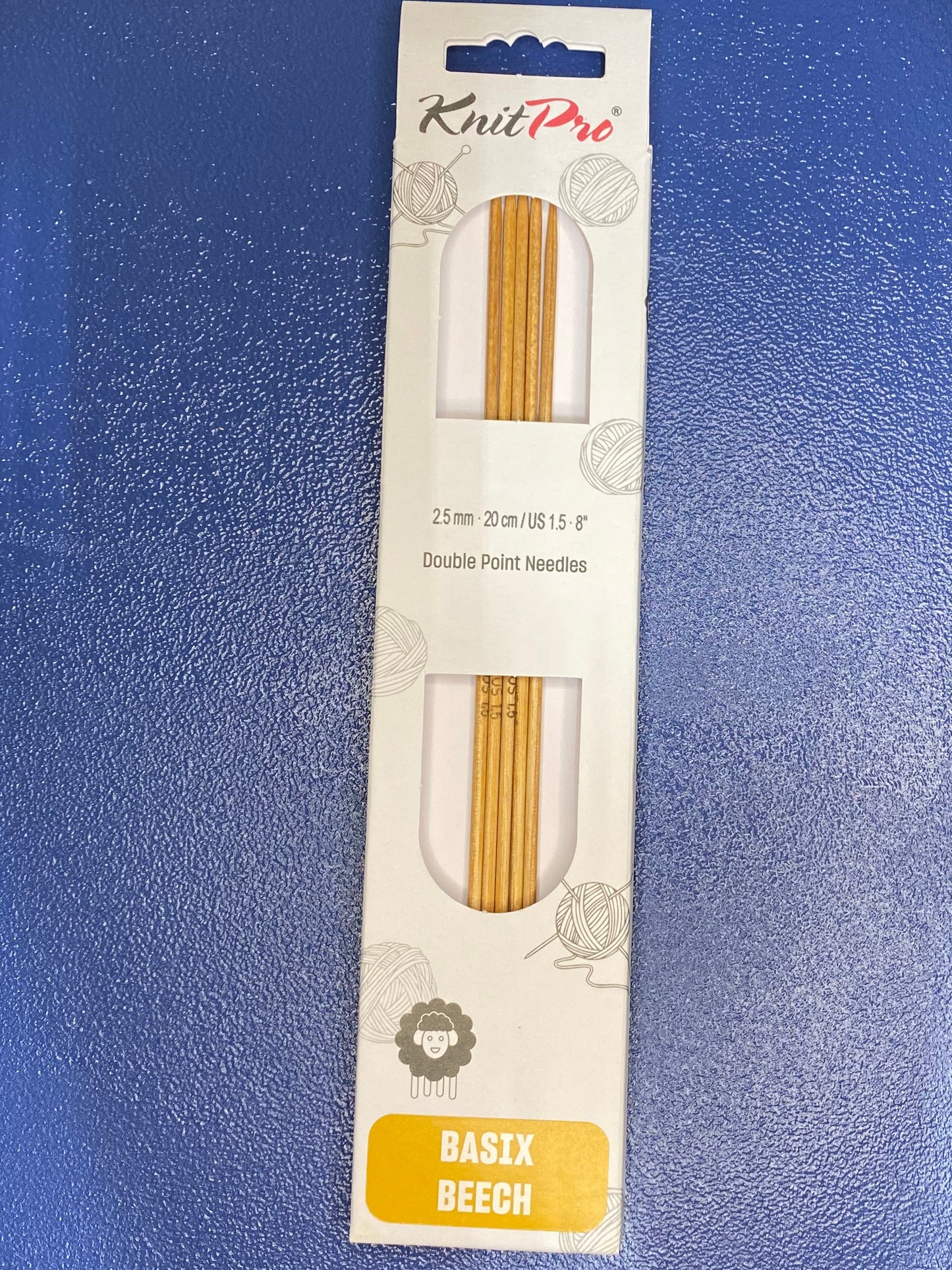 KnitPro Basix Double Points 8"