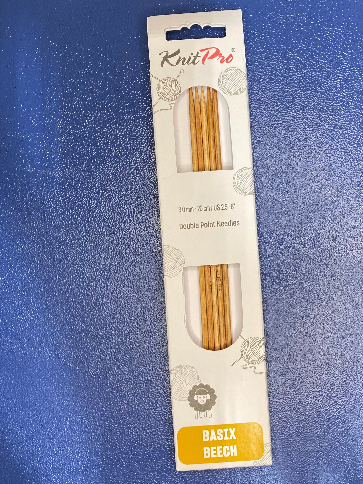 KnitPro Basix Double Points 8"