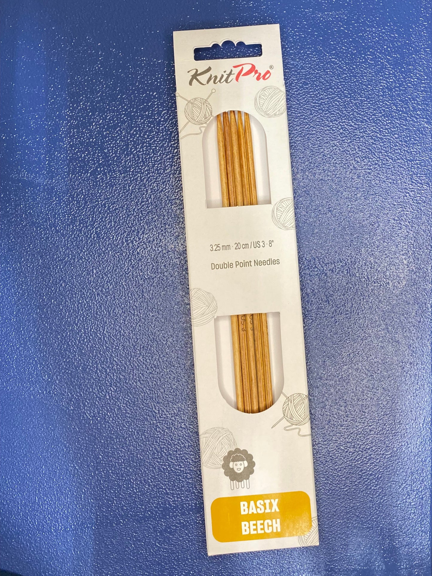 KnitPro Basix Double Points 8"