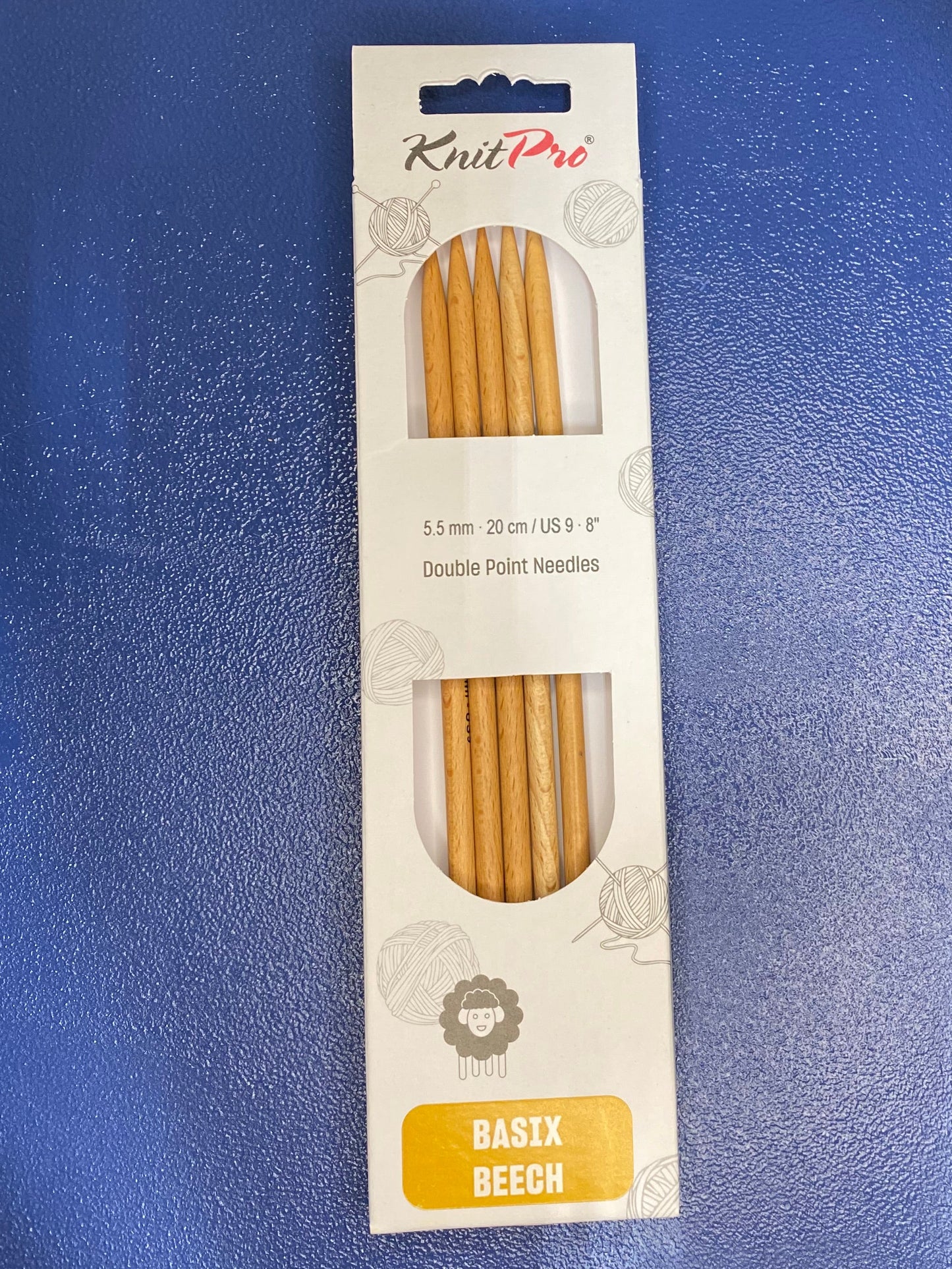 KnitPro Basix Double Points 8"