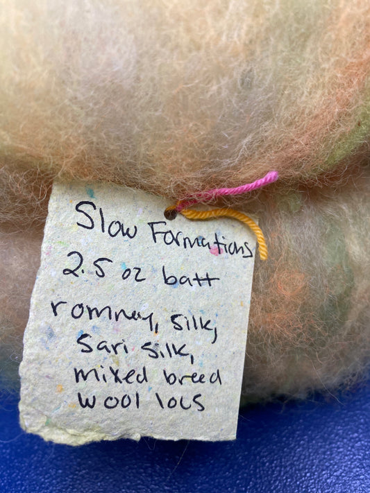 Slow Formations 2.5 oz Fiber Batt