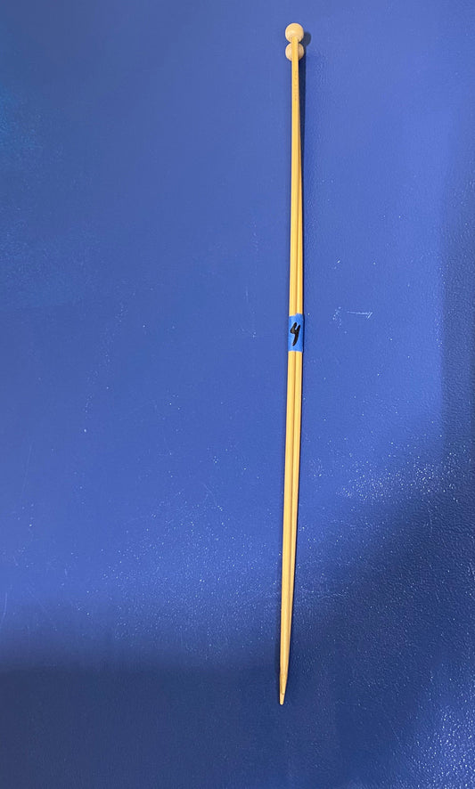 Straight Wooden Knitting Needles US 4