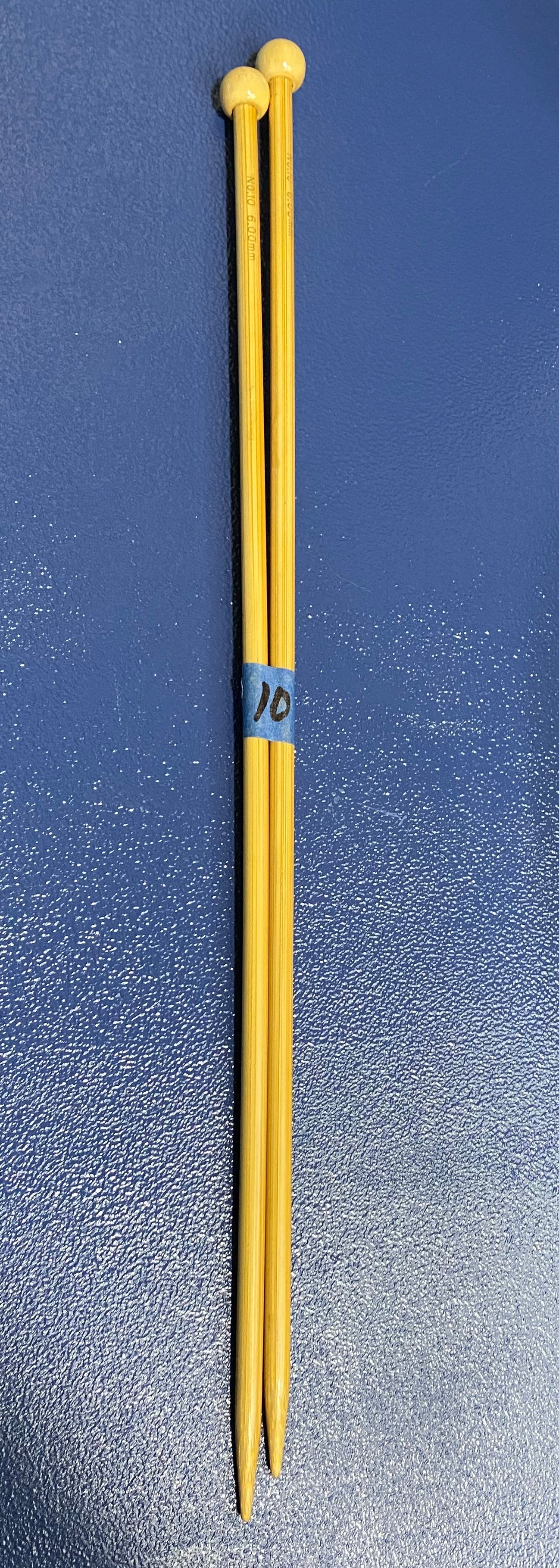 Straight Wooden Knitting Needles US 10