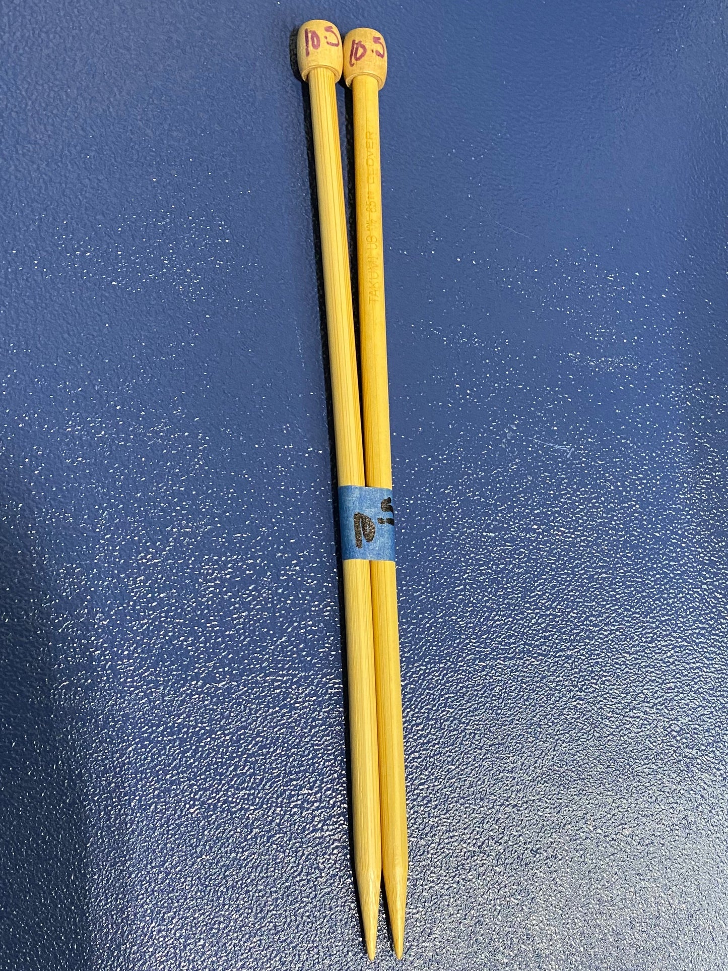 Straight Wooden Knitting Needles US 10.5