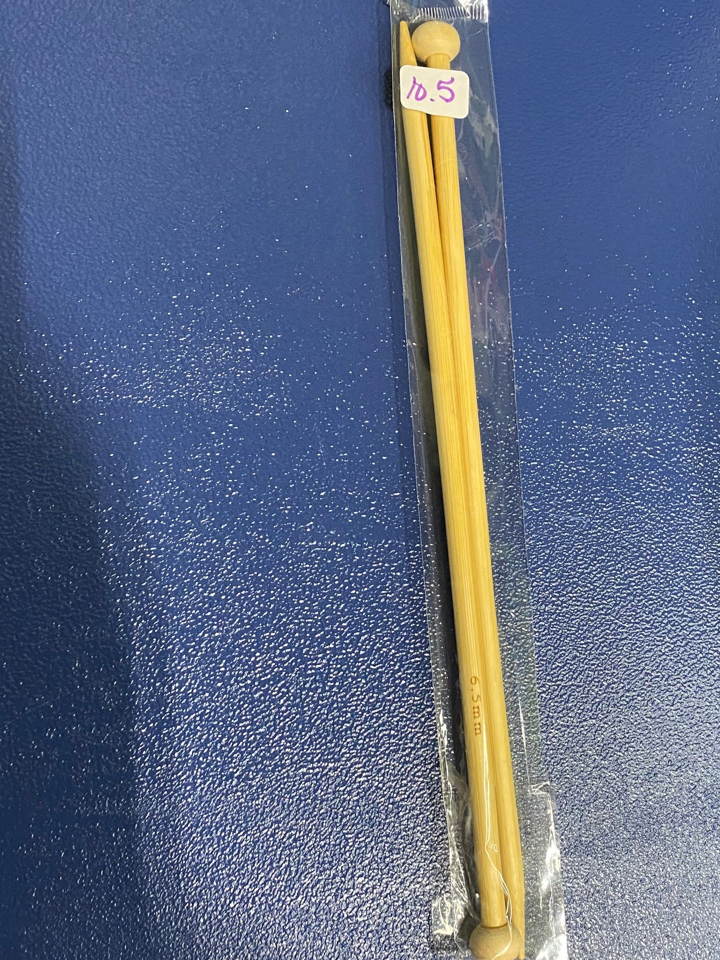 Straight Wooden Knitting Needles US 10.5