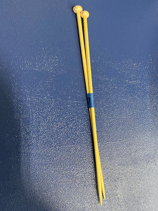 Straight Wooden Knitting Needles US 7