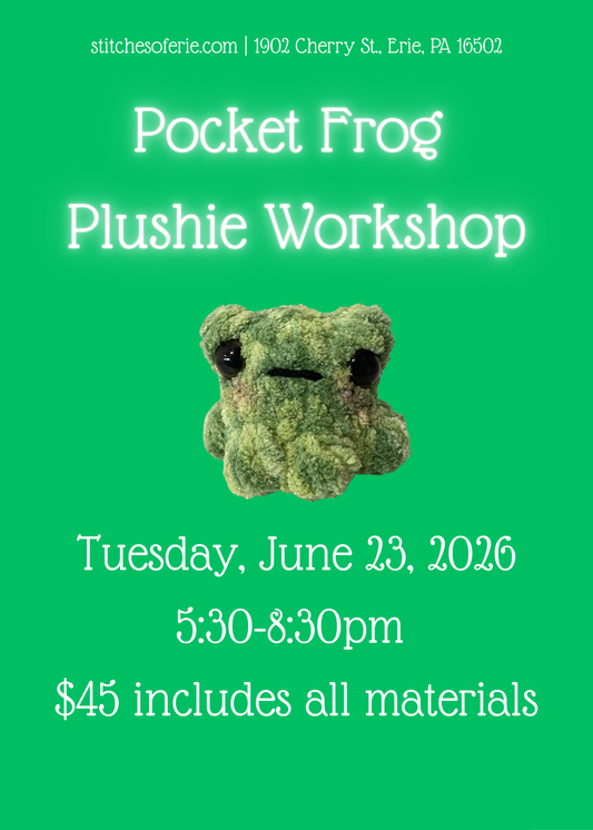 Pocket Frog Plushie Workshop