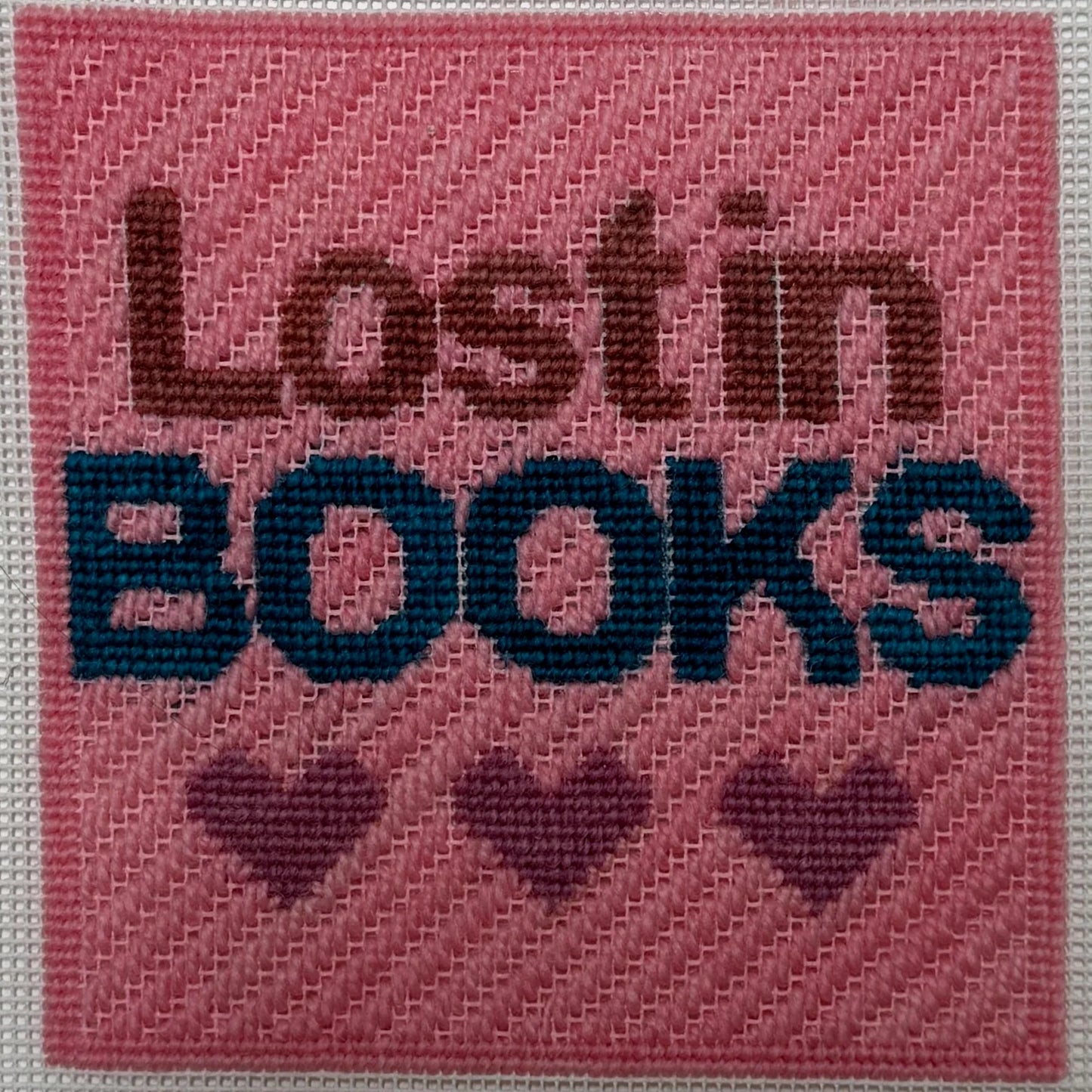 Lost in Books Needlepoint Kit