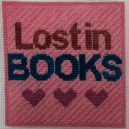 Lost in Books Needlepoint Kit