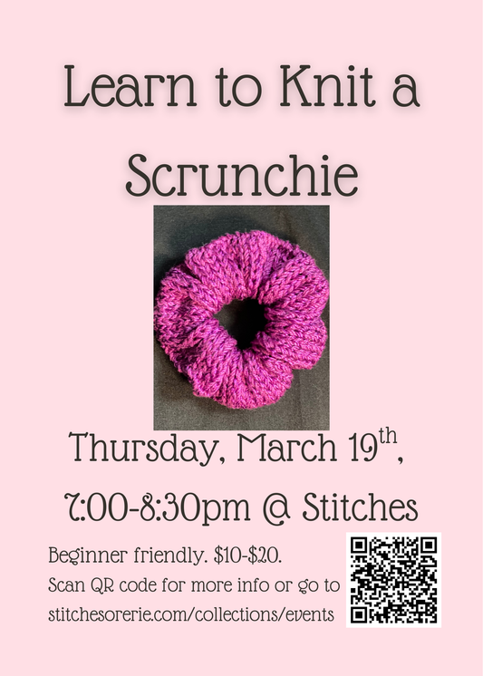Learn to Knit a Scrunchie