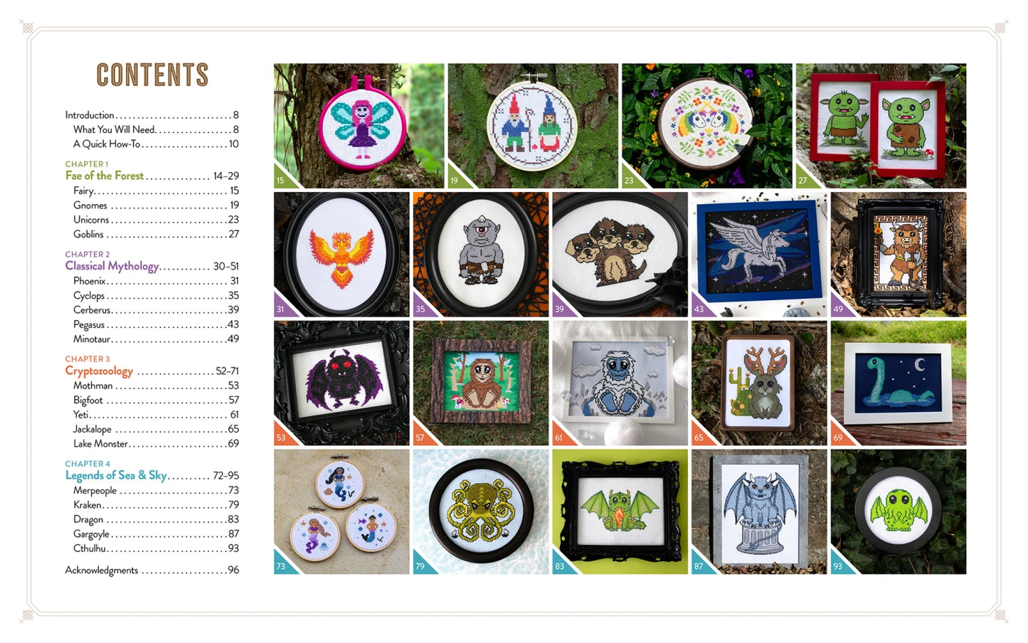 Monsters and Mayhem in Cross-Stitch