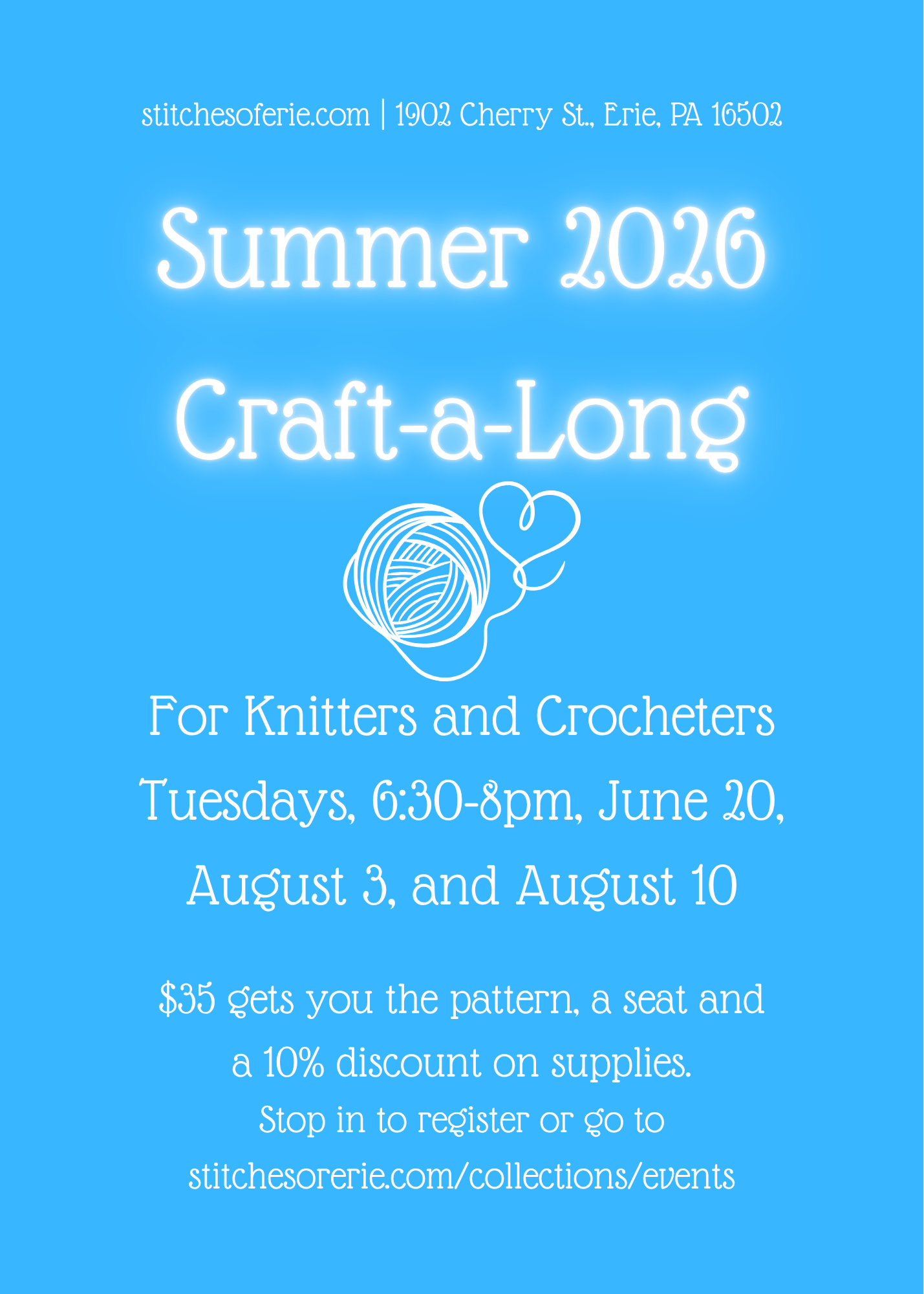 Summer 2026 Craft-a-Long