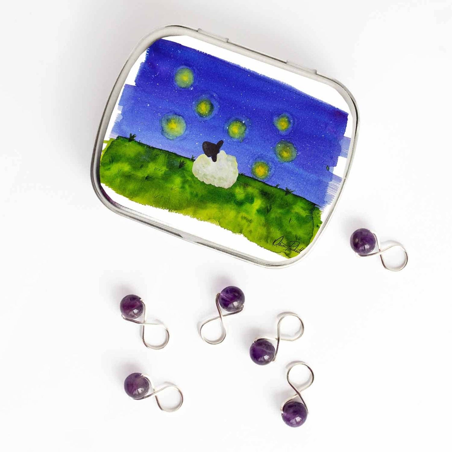 Firefly Dreams Stitch Marker Storage Tin
