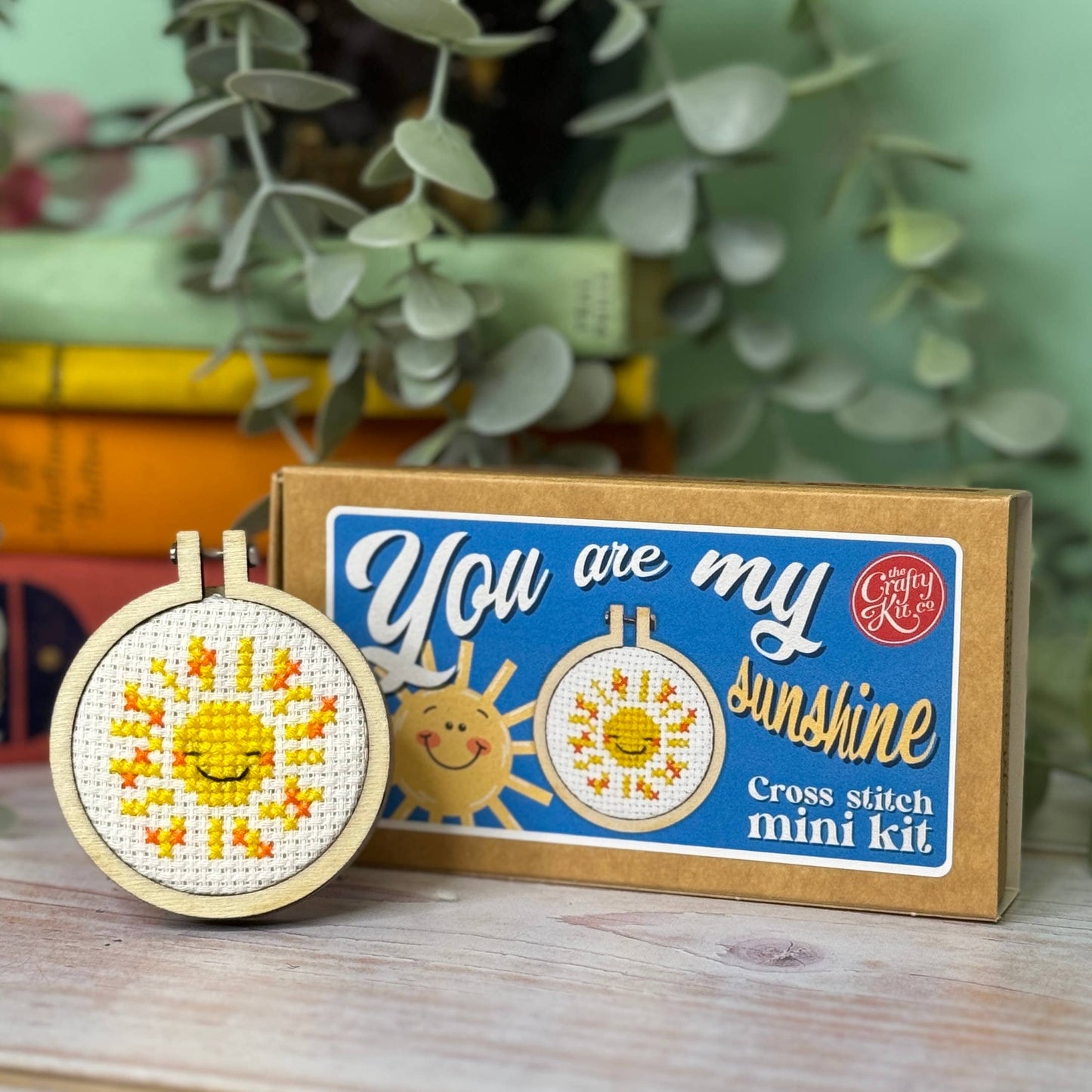 You are my Sunshine Mini Matchbox Cross Stitch Kit