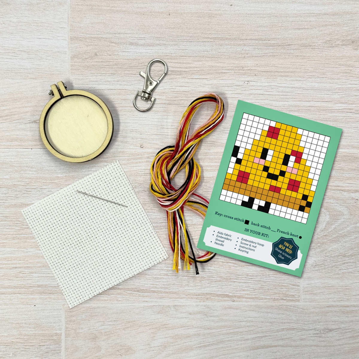 Take A Pizza My Heart Mini Matchbox Cross Stitch Kit