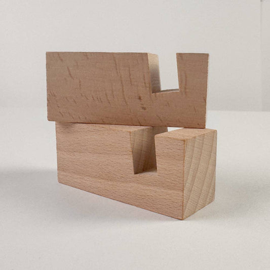 Wooden display blocks