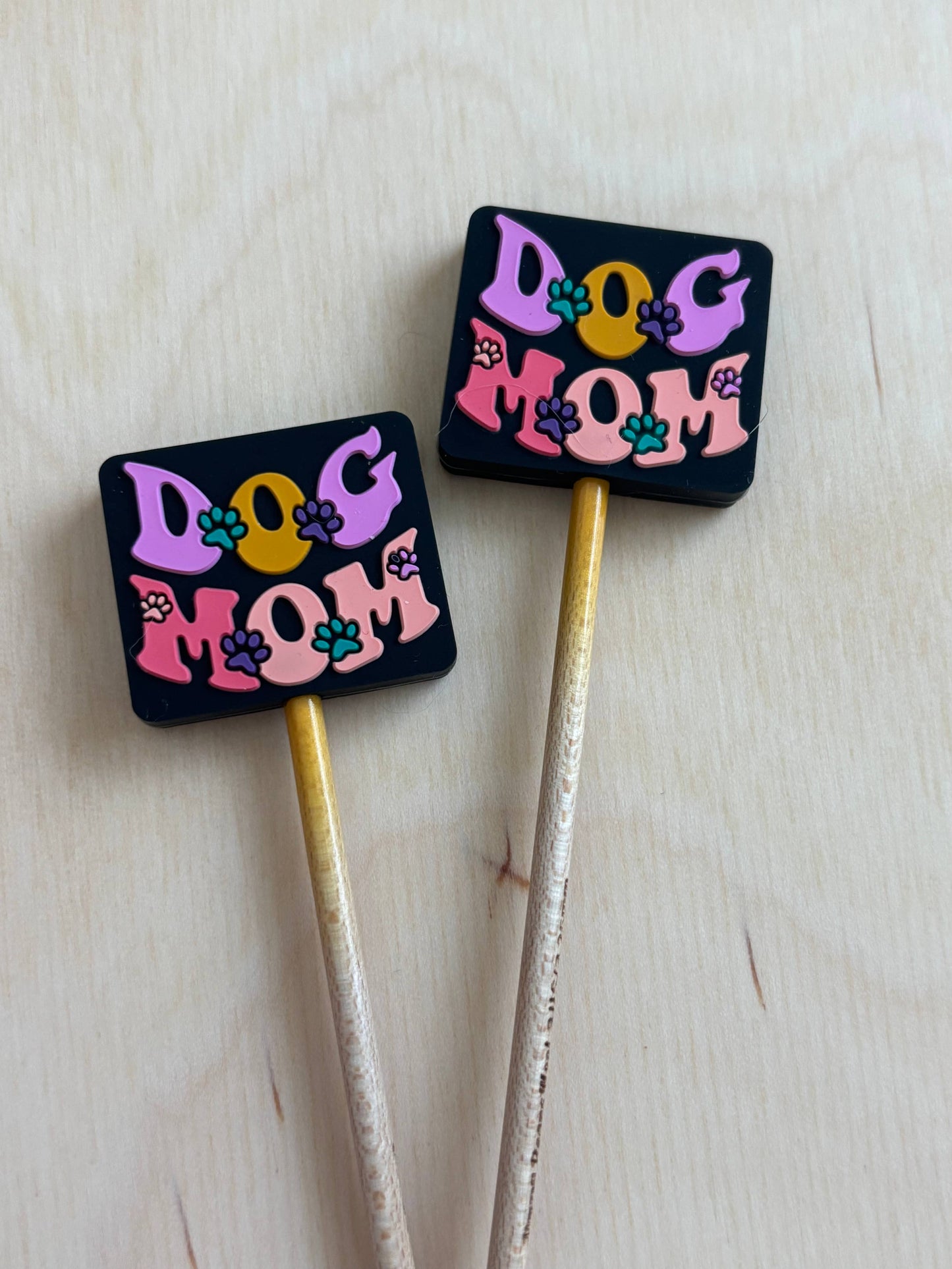 Dog Mom Knitting Needle Protectors