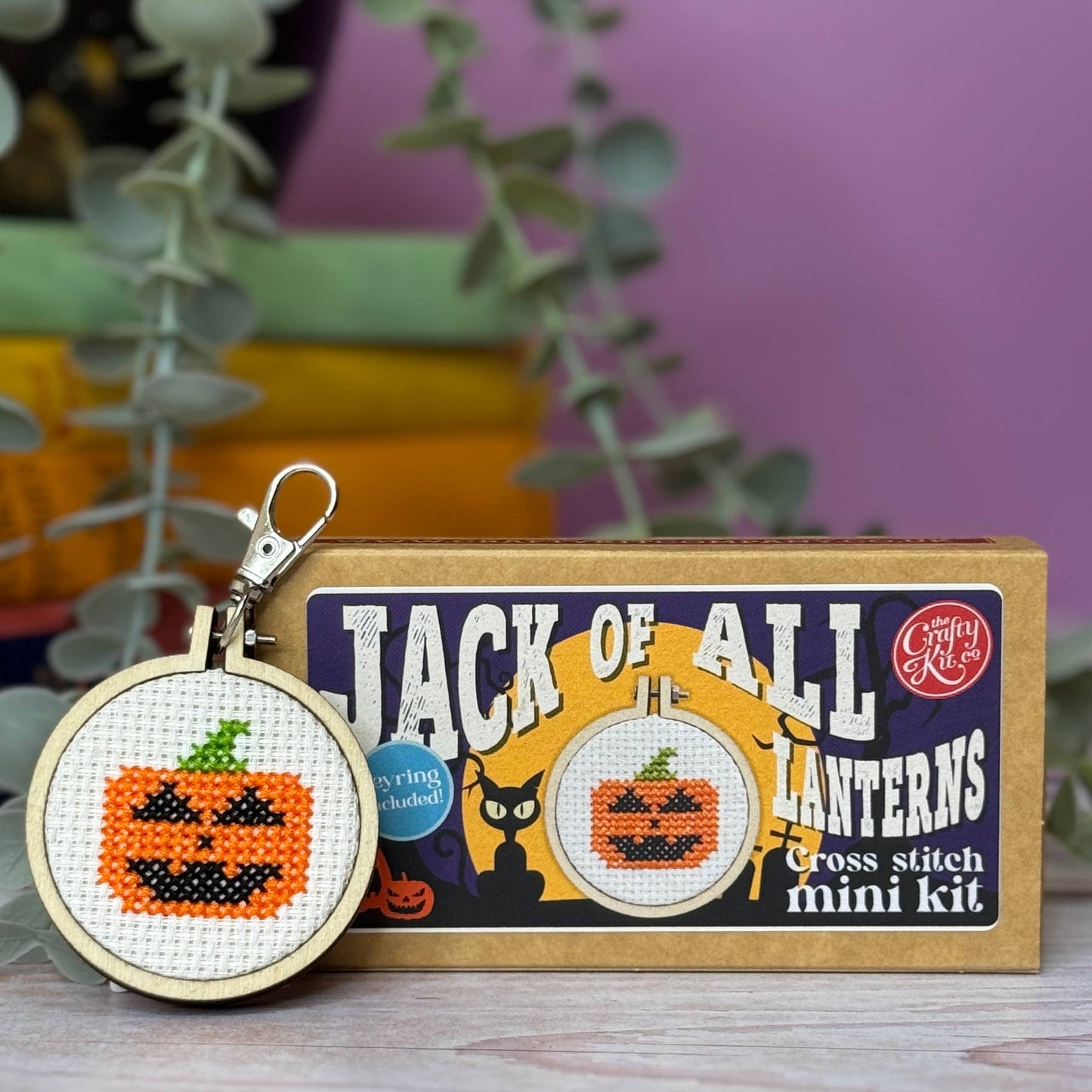 'Jack of all lanterns' Mini Matchbox Cross Stitch Kit