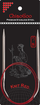 ChiaoGoo Knit Red Circular Needles