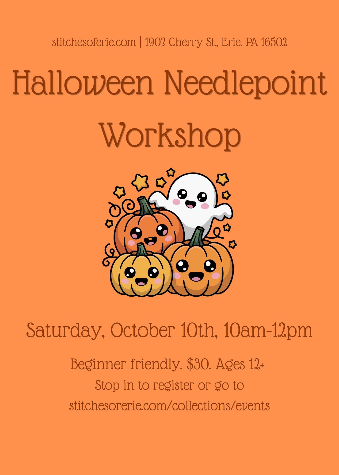 Oct 10, 2026 Needlepoint Workshop